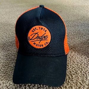 Dodge orange hat